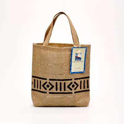 Large gift bag with ethnic pattern